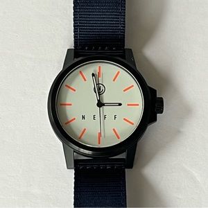 Neff Carbine Watch (White/Navy/Black) Men's Adjustable 100m Water Resistant